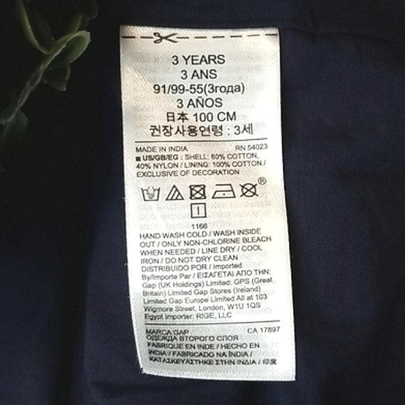 🔥ABSOLUTE FINAL💲⬇️GAP Kids Navy Metalic Lace Overlay Dress, Size 3 ~ NWT - Picture 4 of 5